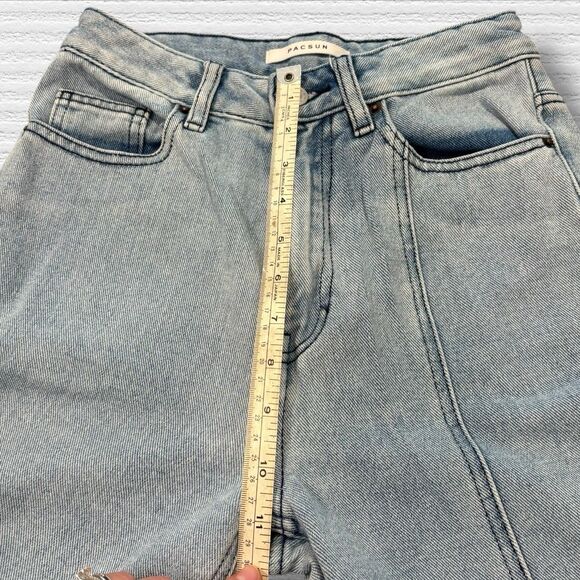 PacSun 90s Boyfriend Jeans XS Women’s Light Wash High Rise Straight Leg - Picture 5 of 10